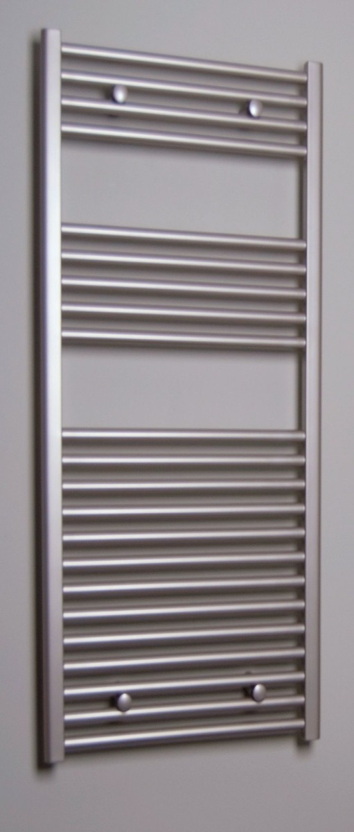 Sanicare design handdoekradiator 60x112cm inox look