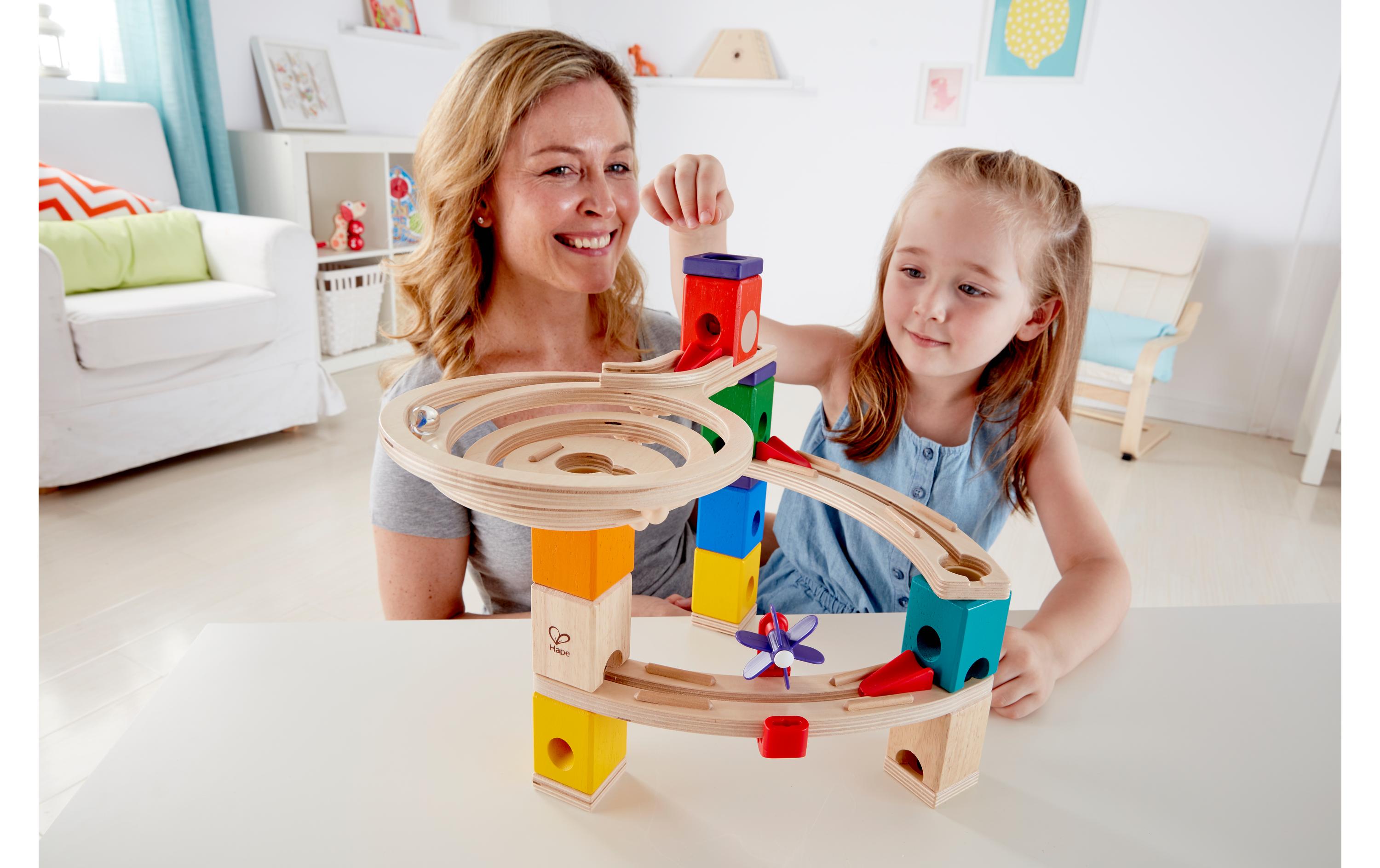 Kugelbahn Quadrilla Super Spiralburg & Endspurt<br>Bundle mit zwei Spielsets