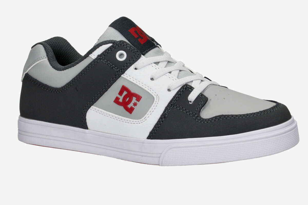 DC Pure Elastic Schuh kids (grey grey red)
