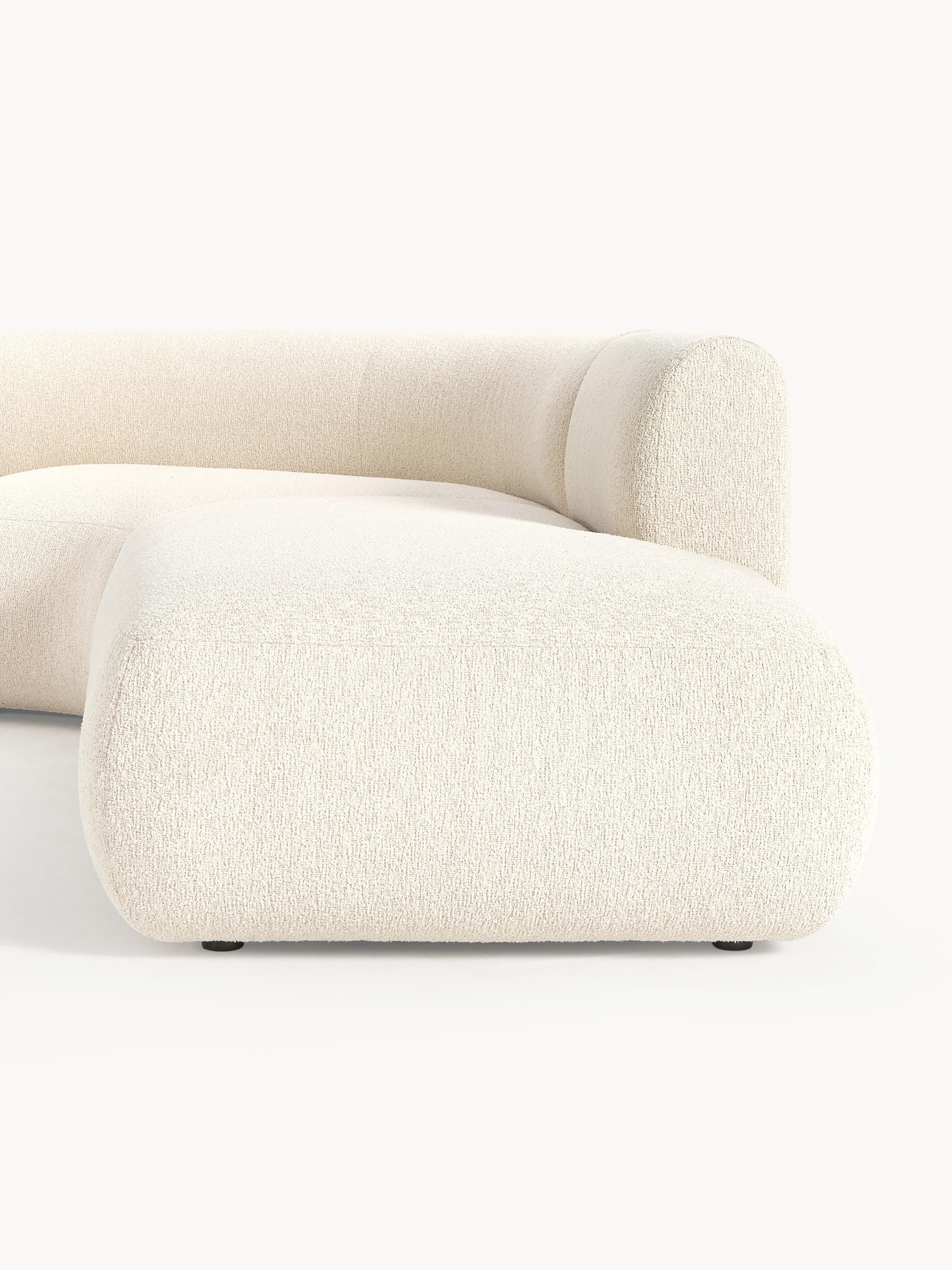 Modulaire bouclé hoekbank Sofia (3-zits)