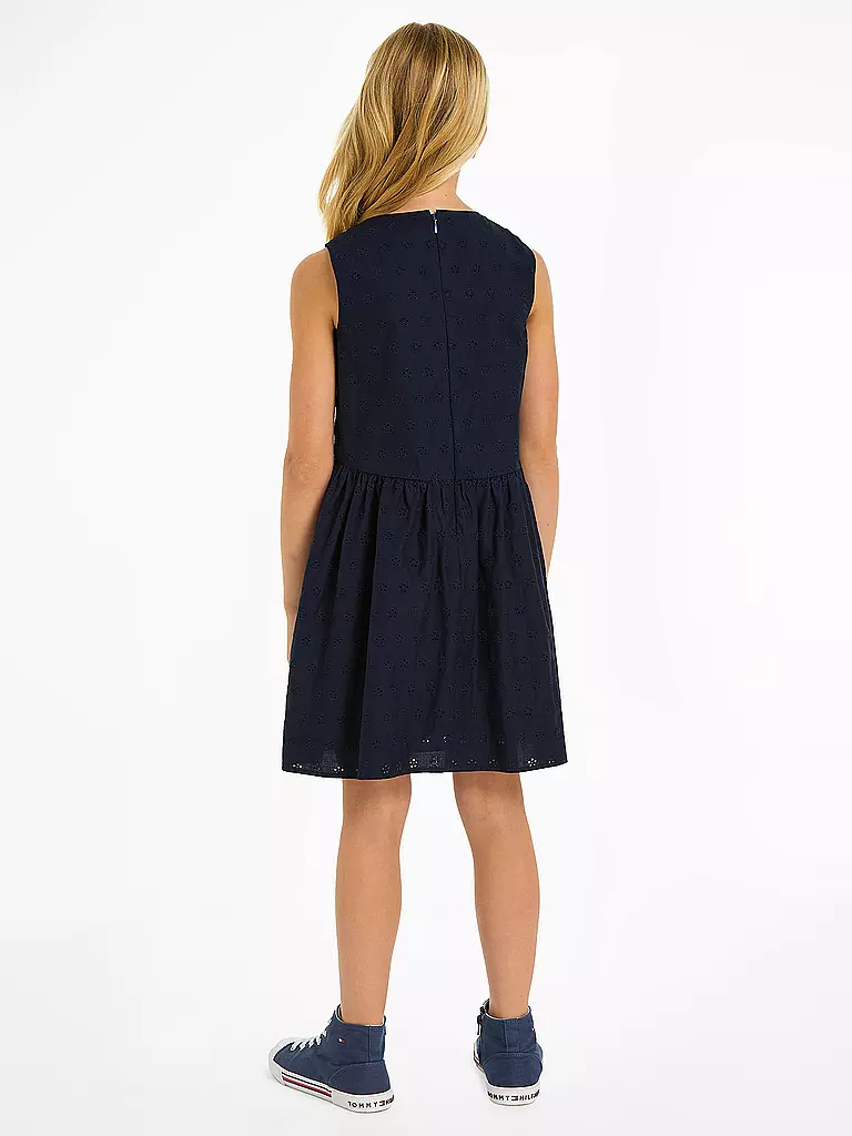 TOMMY HILFIGER Mädchen Kleid dunkelblau