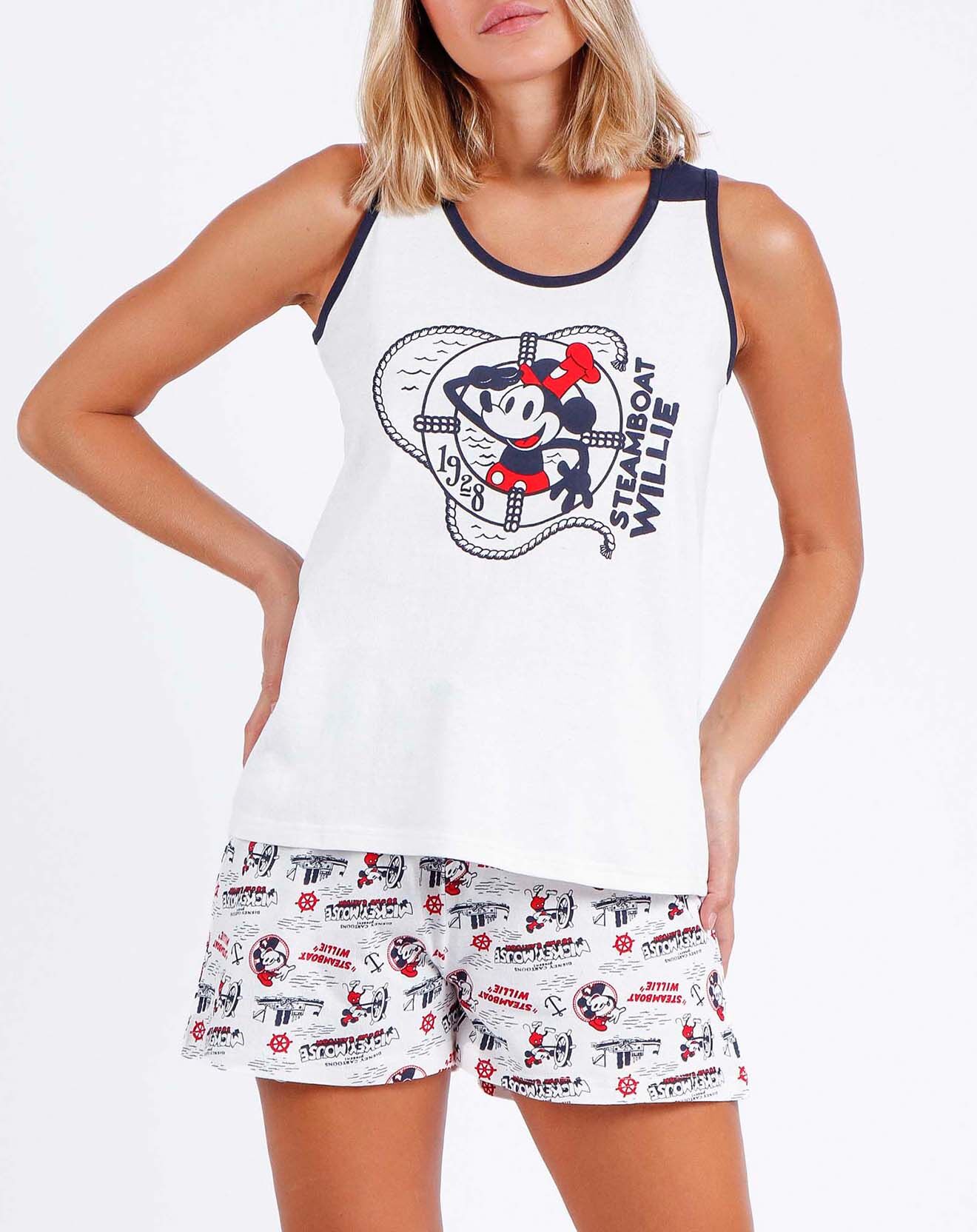 28 Pyjama Débardeur & Short rouge