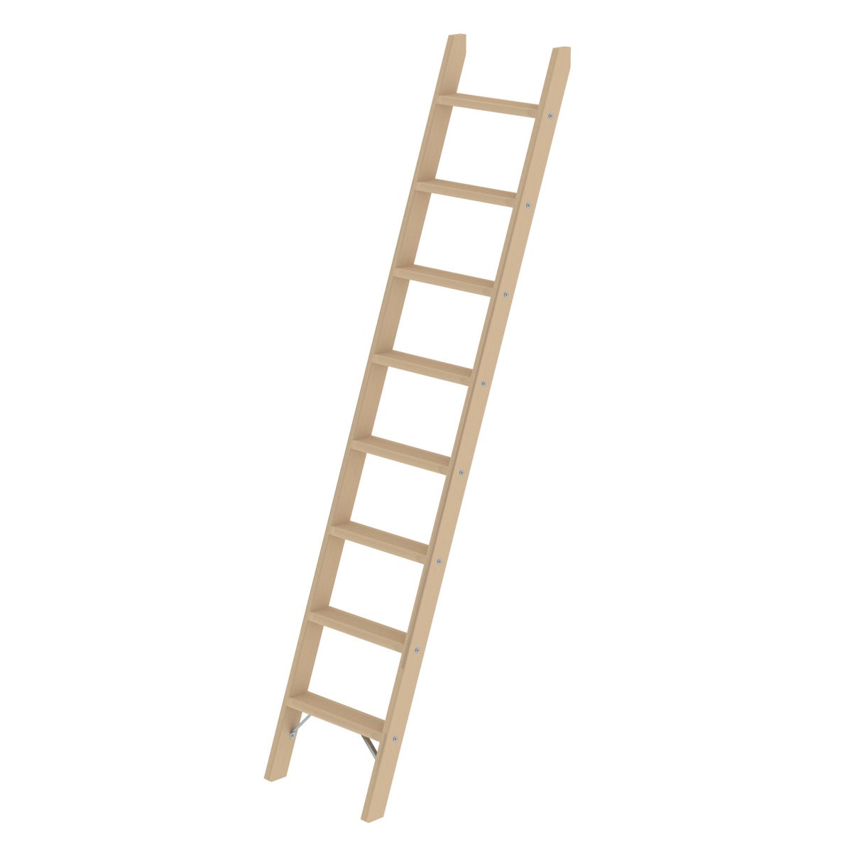 PROREGAL Houten Trapladder Zonder Dwarsbalk, 8 Treden