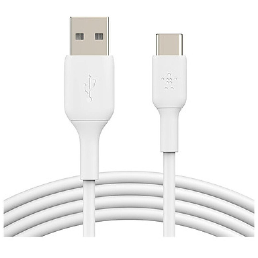 Belkin Câble USB-C vers USB-A (Blanc) - 3 m