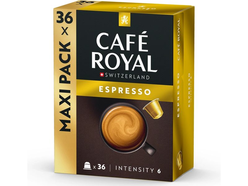 Café Royal Kaffeekapseln für Nespresso Espresso 36 Stück Kaffeekapseln für Nespresso Maschinen