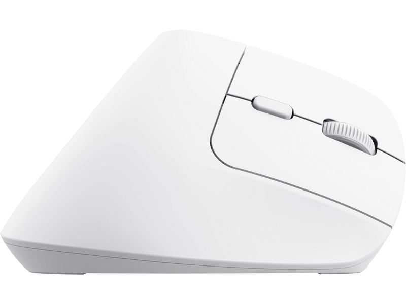 Trust Ergonomische Maus Bayo Ergonomische kabellose Maus für mehrere Geräte mit optimalem vertikalem Winkel für weniger Belastung des Handgelenks