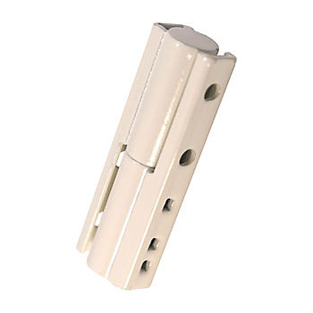 Lot de 2 paumelles universelles blanc 50 mm