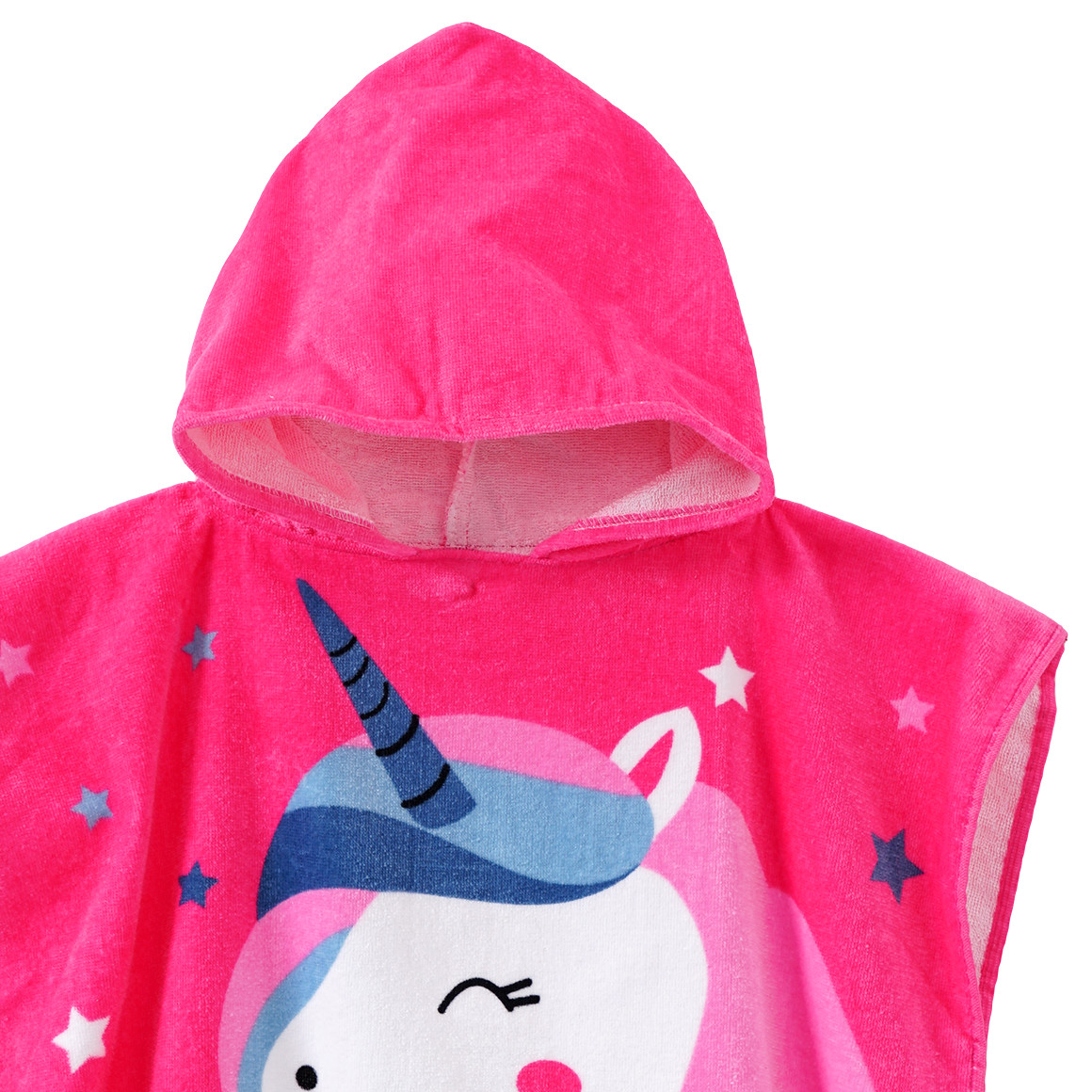 Topolino Badeponcho mit Einhorn-Motiv pink