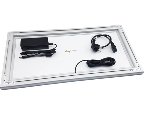 LED-achtergrondverlichting VIVALINE 240, verlichte aquariumachtergrond, achtergrondverlichting, aluminium, LED-lamp 46 W, 1198 x 434 x 22 mm