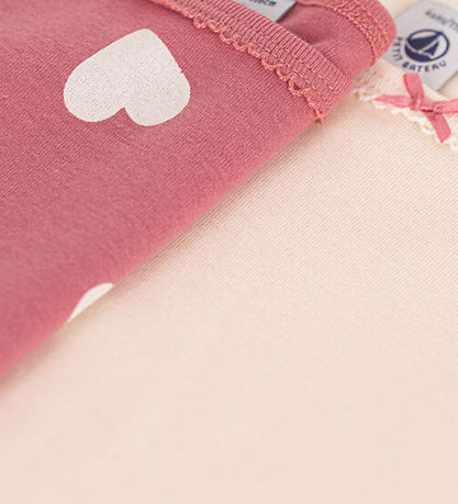 Petit Bateau Undertr?je - 2-pak - Rosa/Creme