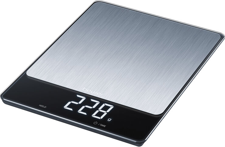 Beurer XL Køkkenvægt KS 34 Stainless steel Grå