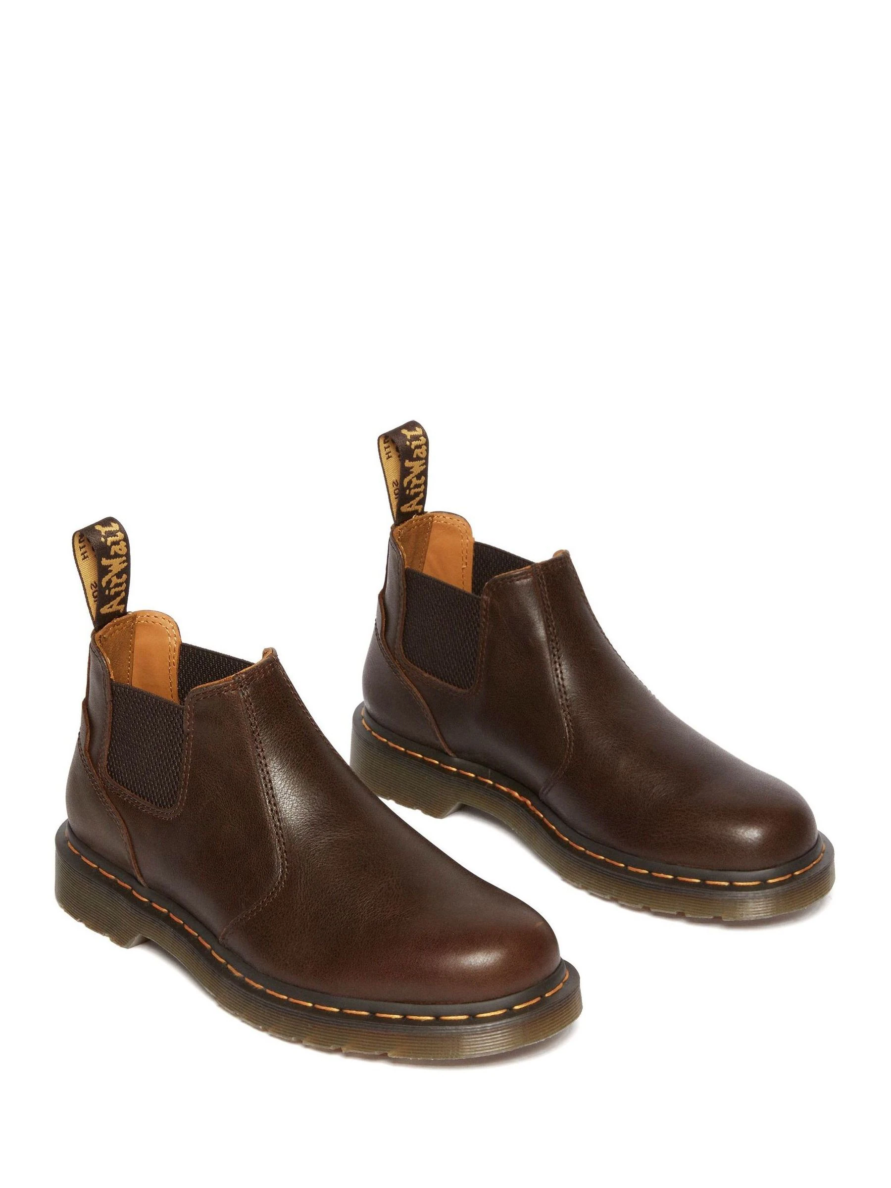 Dr. Martens 2976 Lo Kelp Chelsea Leather Boots