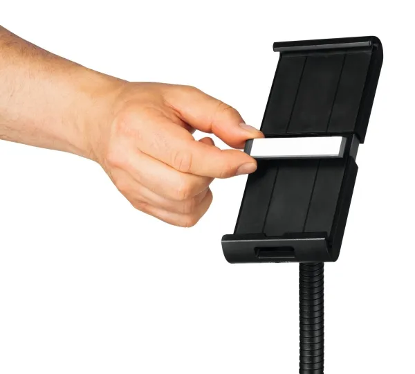 Durable Tought Floor, Stativ til tablet, Sort, Metal, Plast, 17,8 cm (7