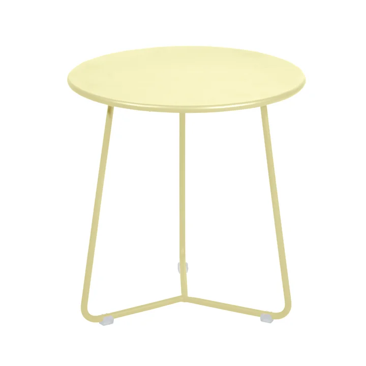 Fermob - Cocotte Beistelltisch / Hocker, Ø 34 cm x H 36 cm, zitronensorbet