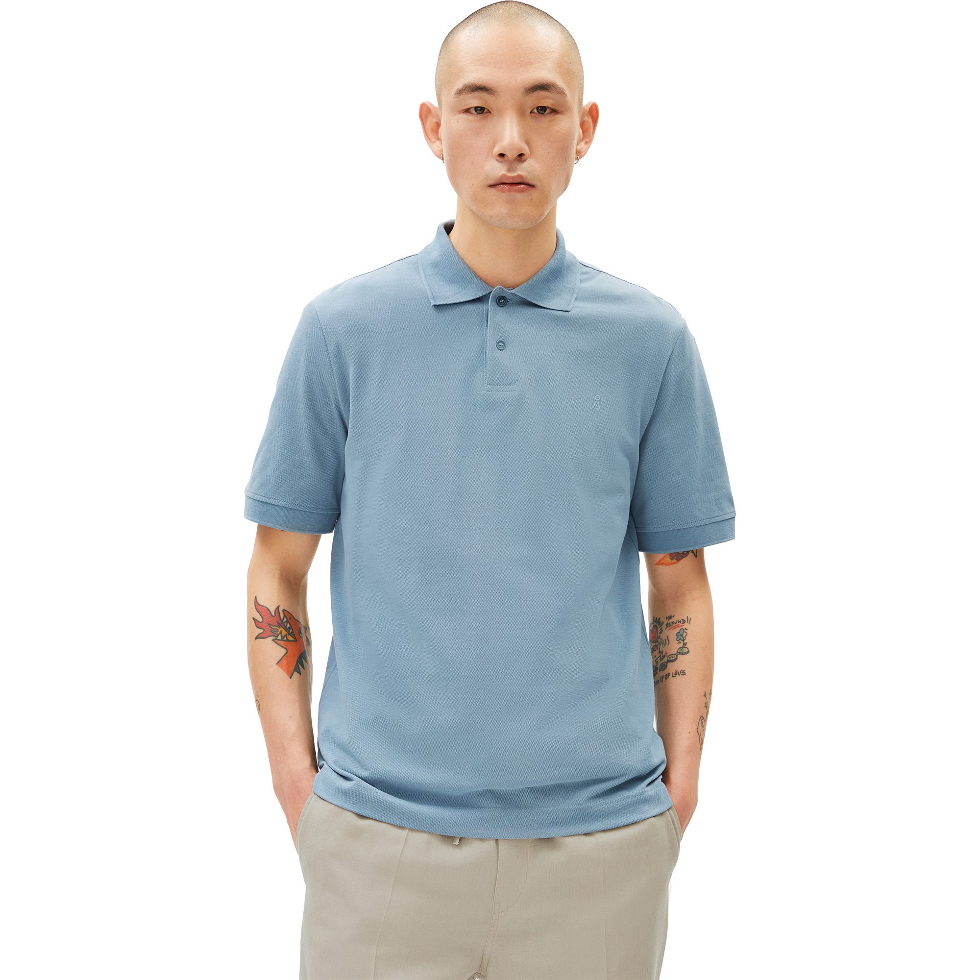 Armedangels Maario Polo Shirt Herren pigment blue