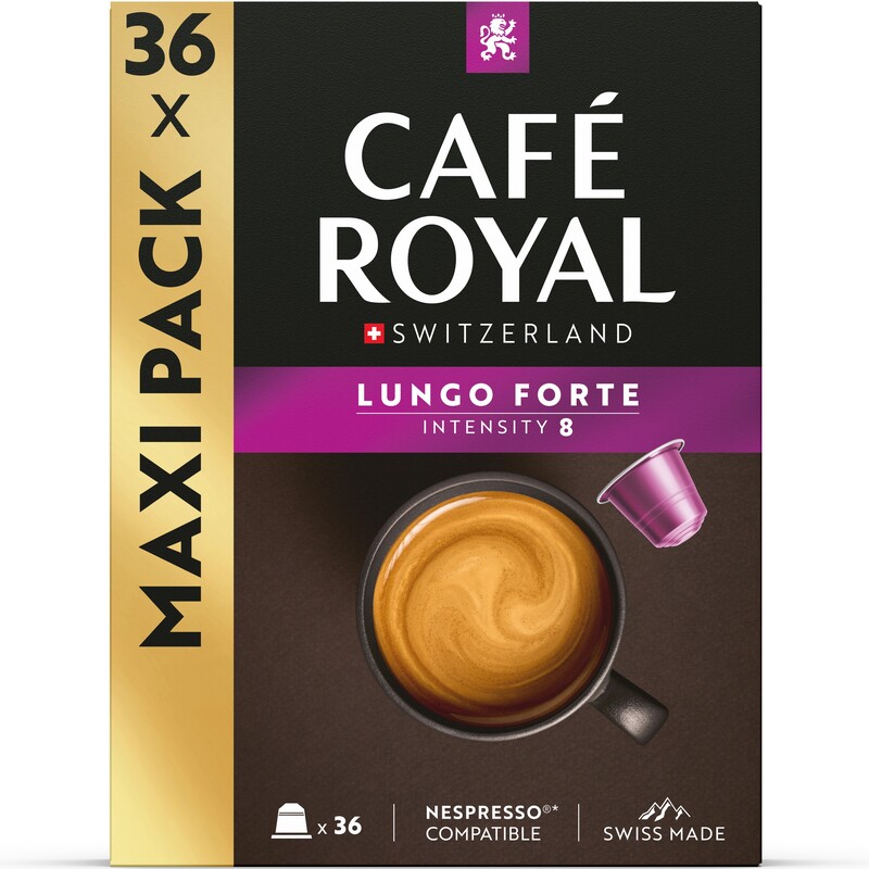 Café Royal Kaffeekapseln Lungo Forte, 36 Stück