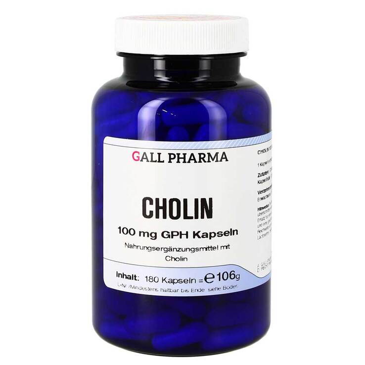 Cholin 100 mg GPH Kapseln, 180 St