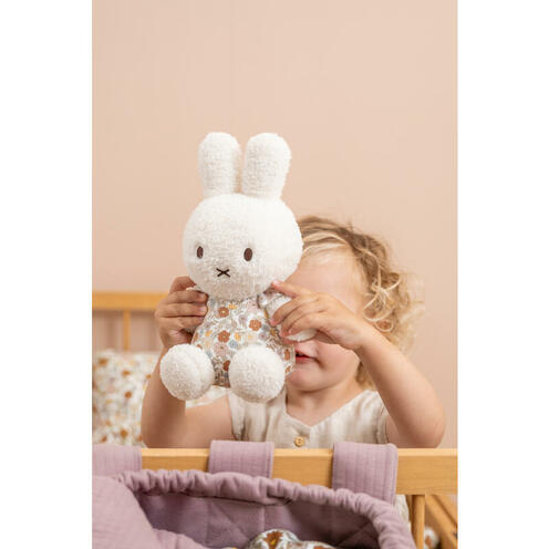 Peluche Miffy 25cm Vintage Flowers - LITTLE DUTCH