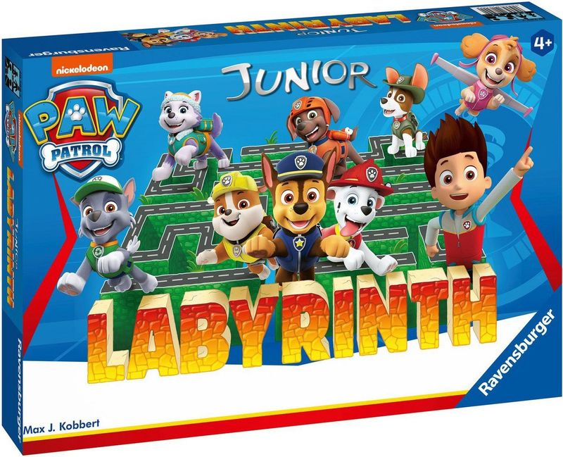 Ravensburger - Paw Patrol Junior Labyrinth - Bordspel - Multicolor - Hout