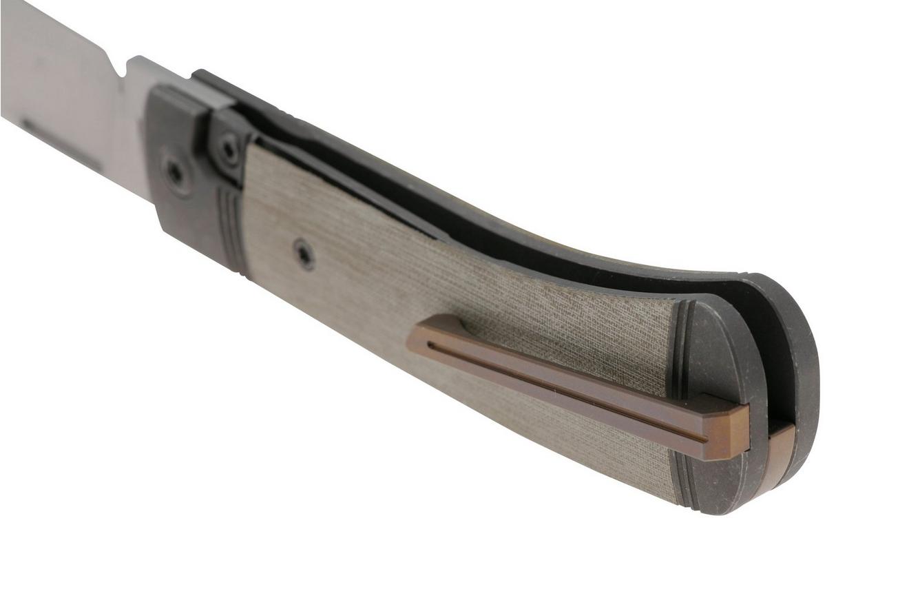 Jack Wolf Diamondback Jack DIAMO-01-LIN-MIC-GRN Green Linen Micarta, zakmes