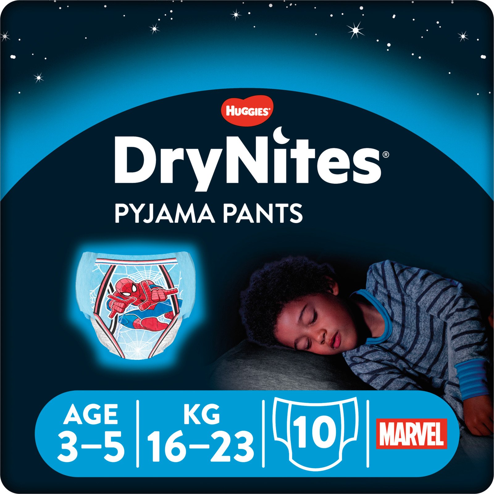 Huggies DryNites Pyjama-Nachthöschen Gr. 3-5, 10 Stück