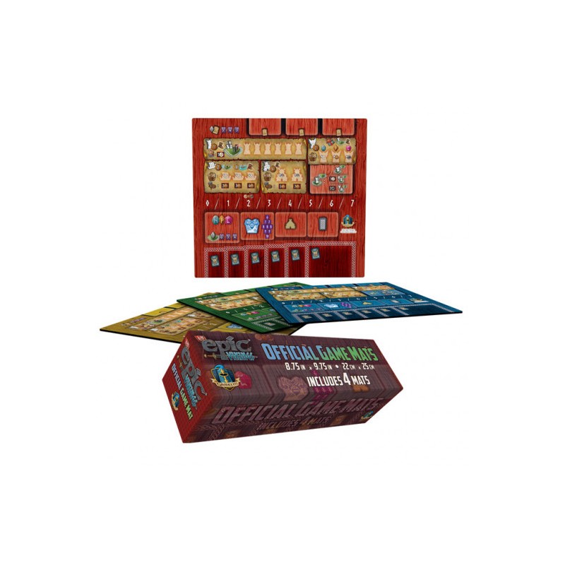 Tiny Epic Vikings : Set de 4 Playmats de Clans