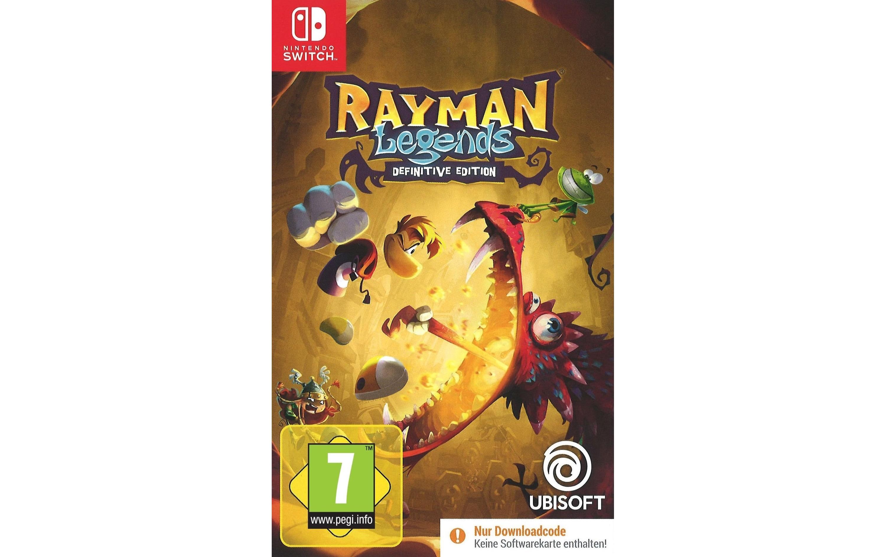 Rayman Legends – Definitive Edition (Code in a Box)Abenteuerliches Jump'n'Run-Spiel für die Switch