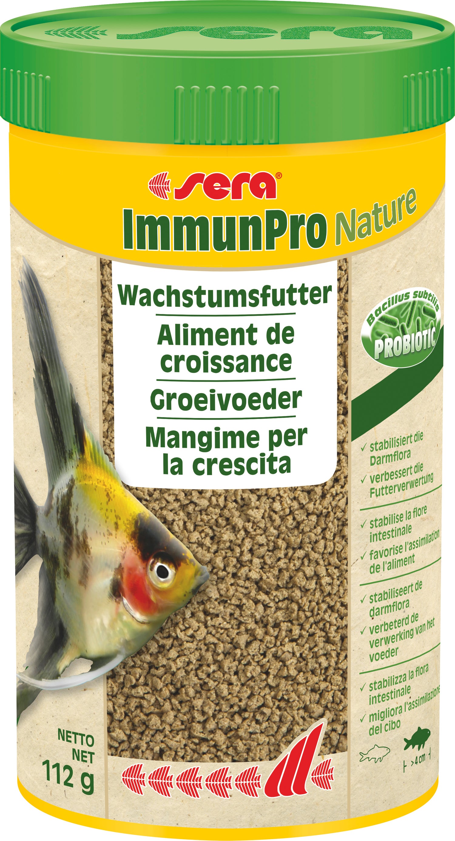 Sera visvoer Immunpro Nature 250 ml