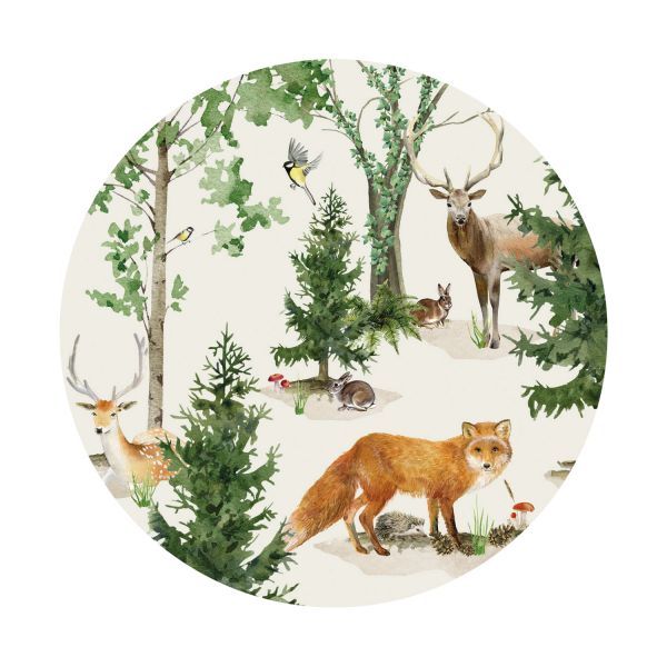 Creative Lab Amsterdam Forest Life Behangcirkel 95 cm