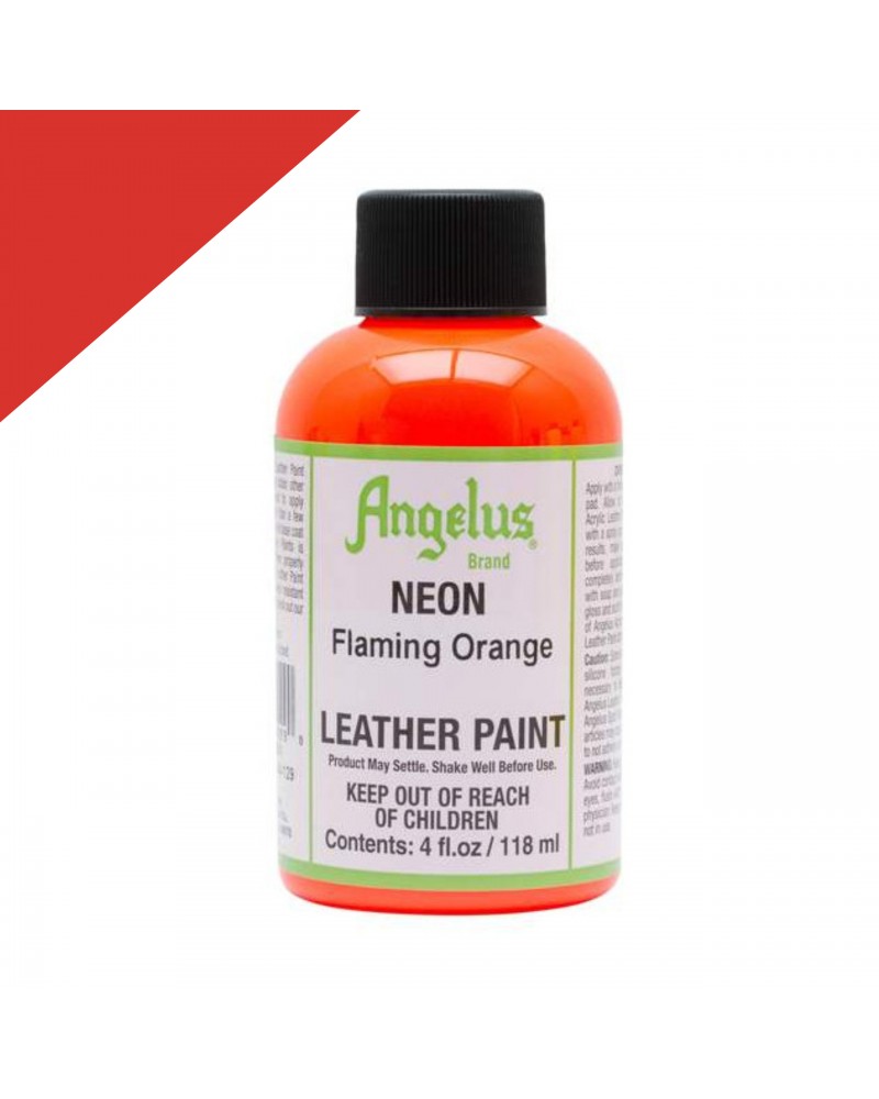 Angelus Flaming Orange Neon Paint 129 118ml