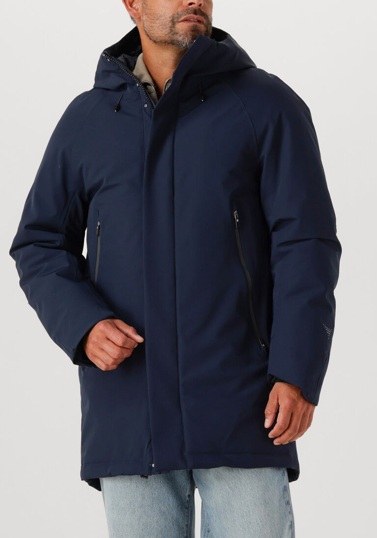 donkerblauwe krakatau parka's 125200008