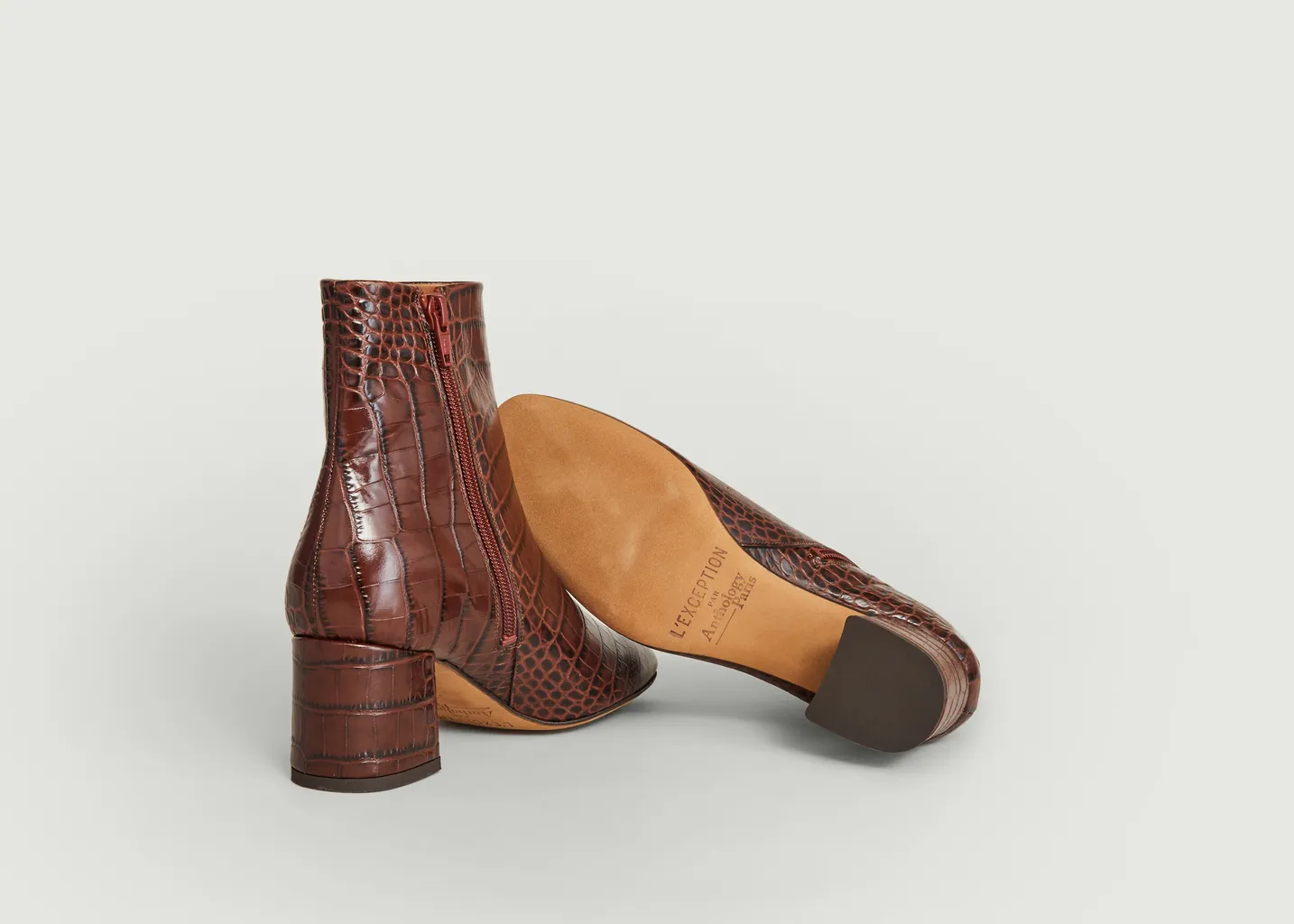 Bottines effet croco Dune L'Exception x Anthology L'Exception Paris