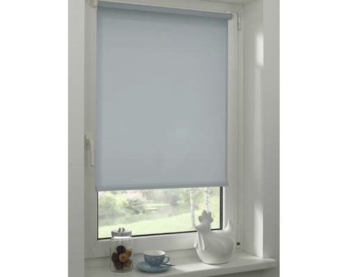 Rolgordijn Gardinia EasyFix zonder boren 45x150 cm rookblauw incl. klembeugels