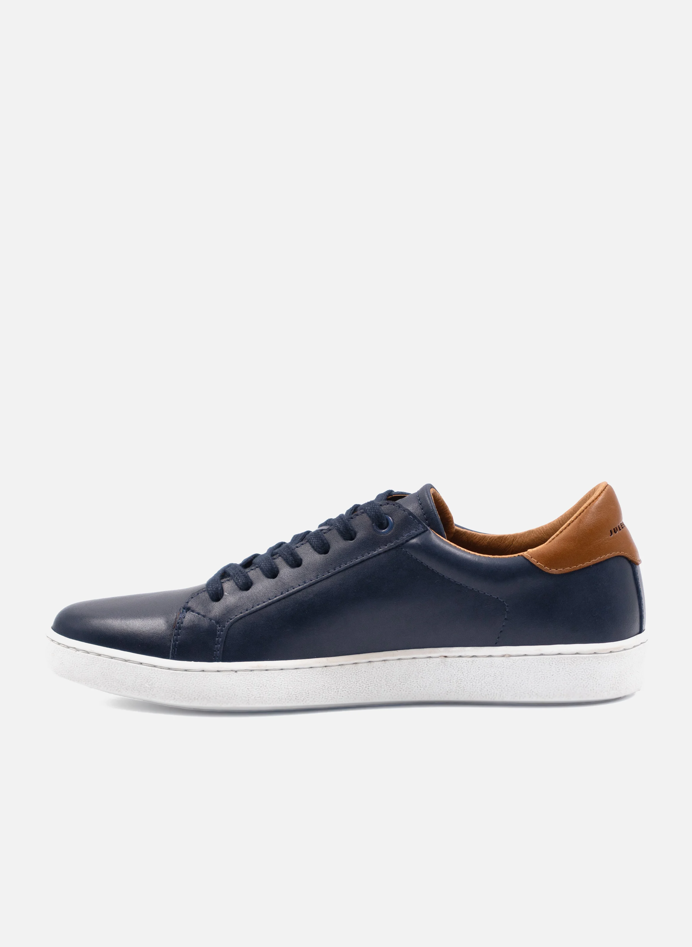 Tennis lacet homme cuir | Bleu