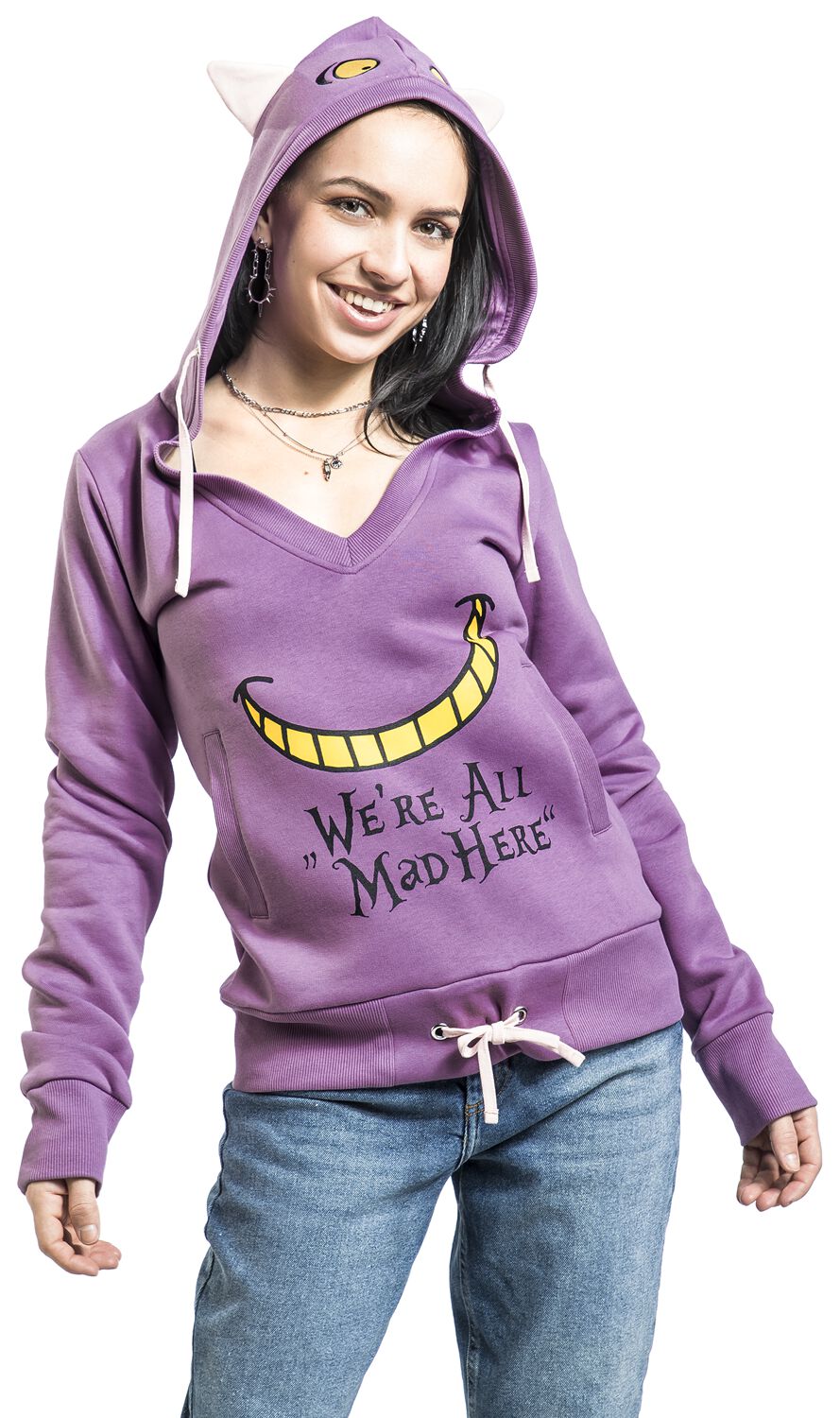 Le Chat Du Cheshire | Alice Au Pays Des Merveilles Sweat-shirt à capuche