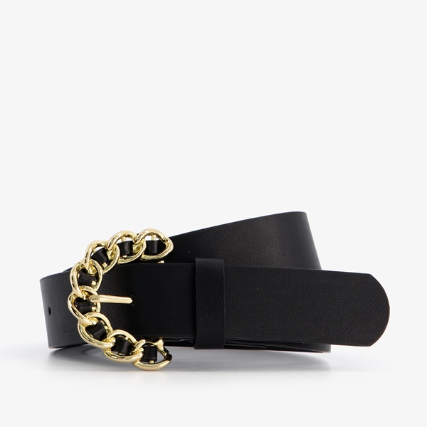 Dames riem zwart
