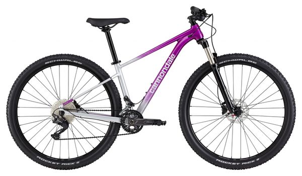 VTT Semi-Rigide Femme Cannondale Trail Women's SL 4 Shimano Deore 11V 29'' Violet Gris