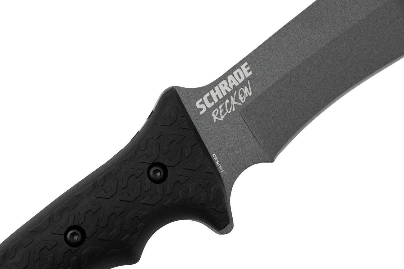 Schrade Reckon 651000, zwart, vaststaand mes