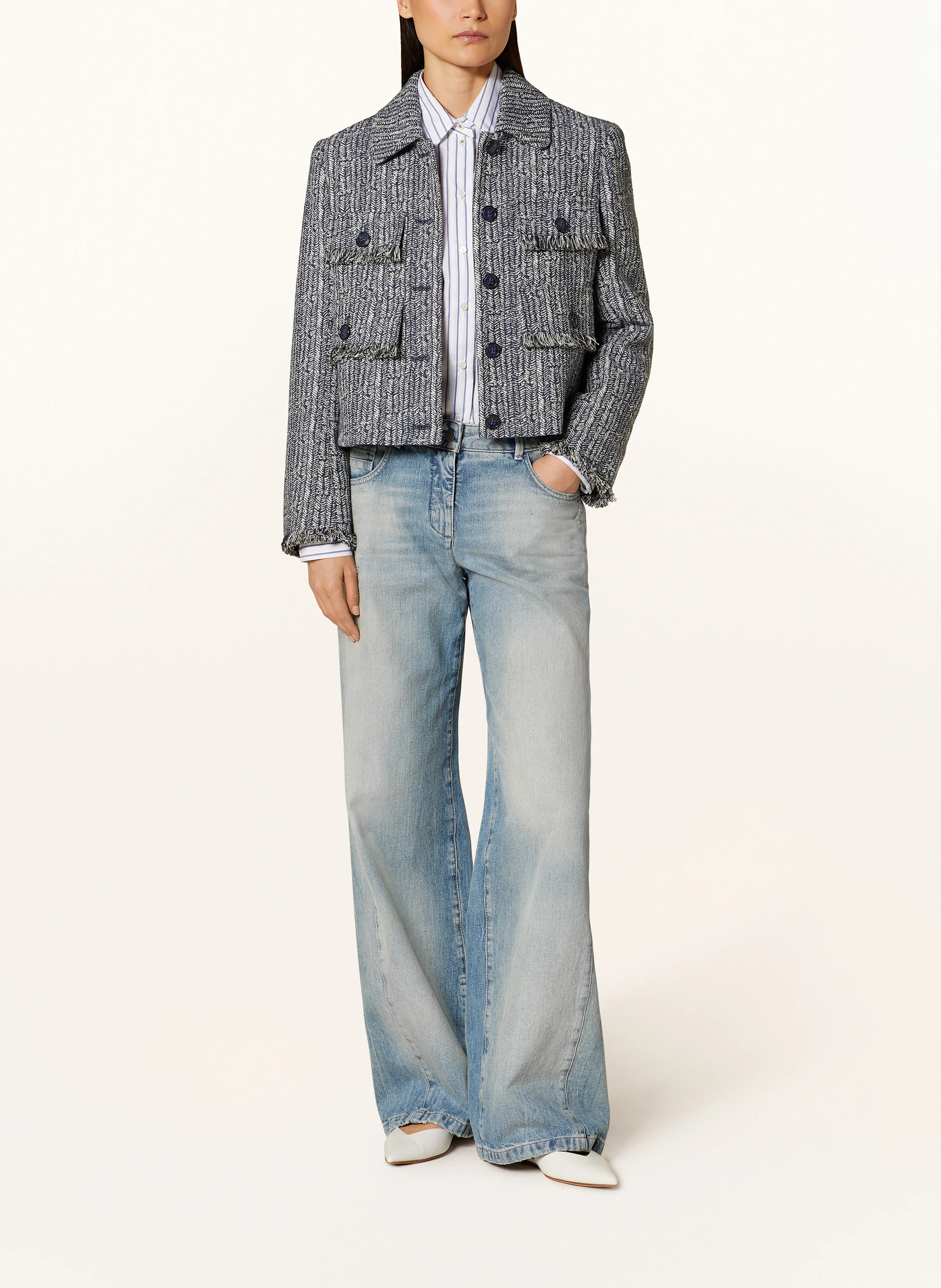 LUISA CERANO Kastenjacke aus Tweed
