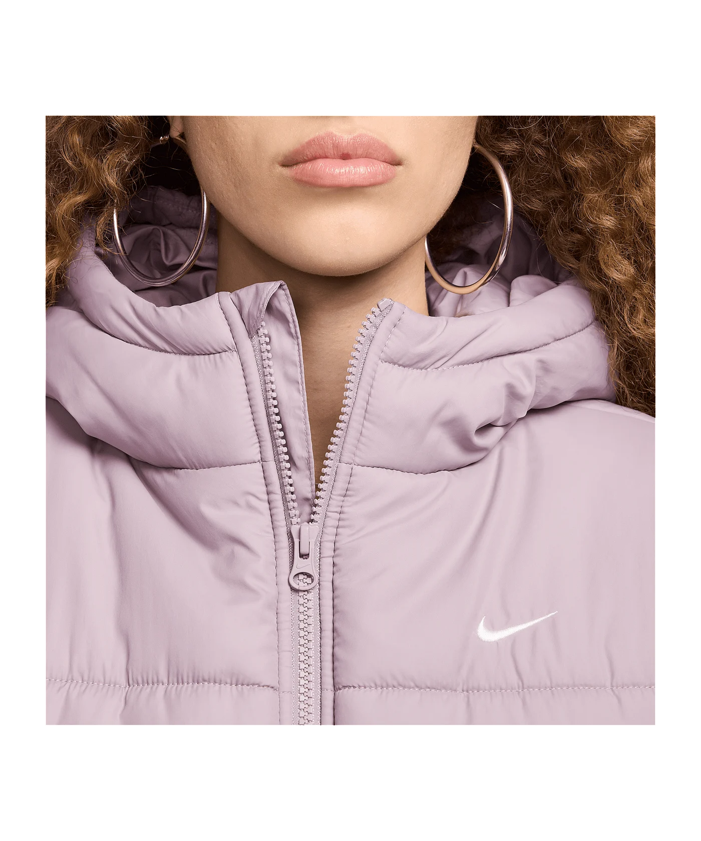 Nike Synfleece Classic Puffer Jacke Damen Lila F226