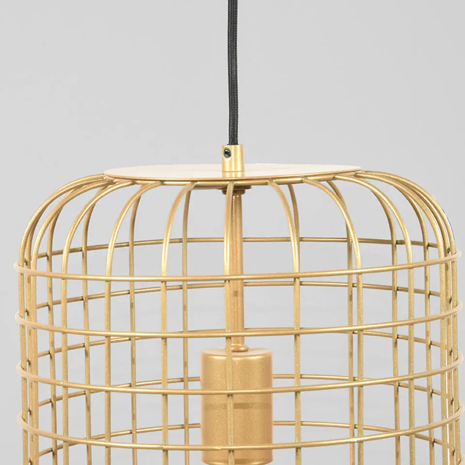 LABEL51 - Hanglamp Solido - 26x26x150 cm - Goud - Metaal