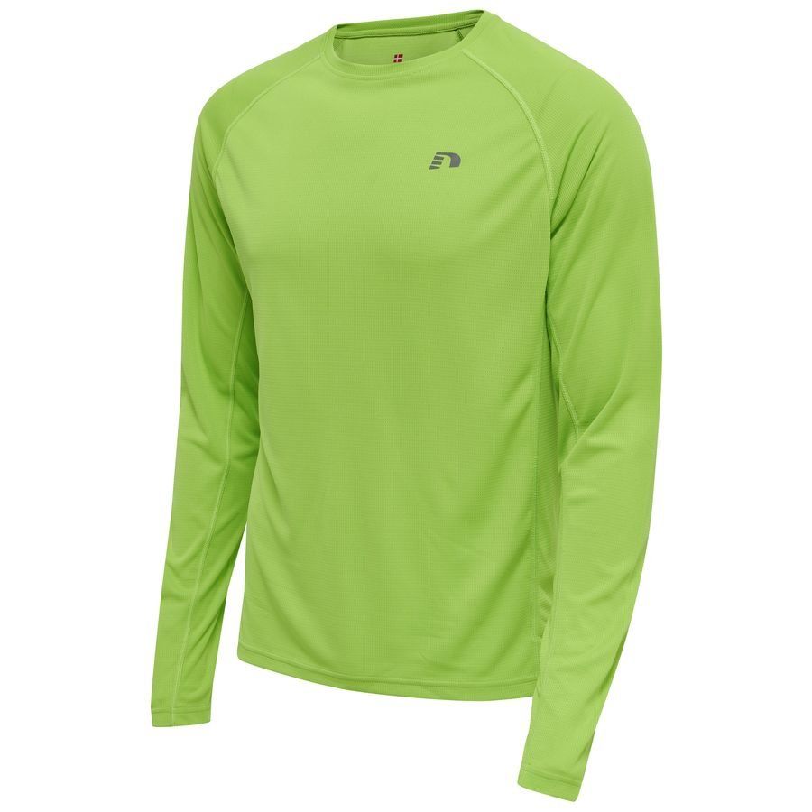 Hummel Haut Running Core - Vert Manches Longues