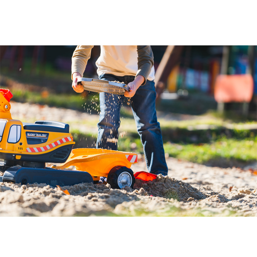 Pelleteuse Super Builder avec remorque