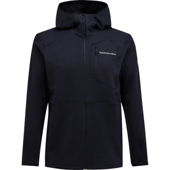 Peak Performance Trail Polartec Zip Hood Fleecejacke Black Herren
