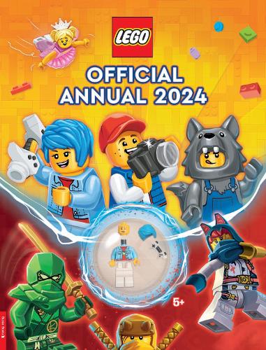 LEGO Books: Official Annual 2024 (with gamer LEGO minifigure) (Hardback)