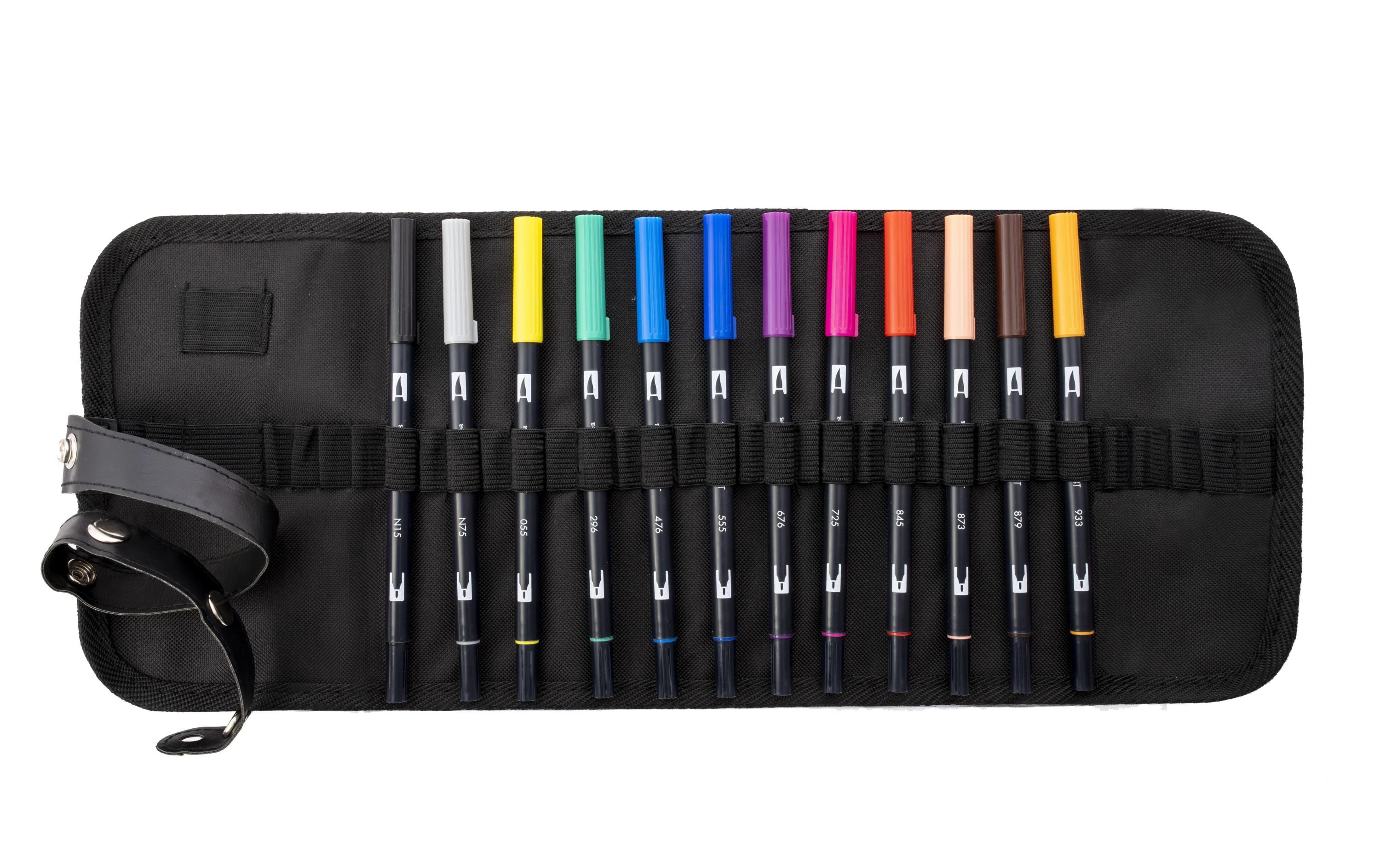 Fasermaler Dual Brush 12er Etui GrundtöneBrush Set mit Grundtöne