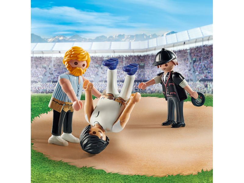 Playmobil My Life Schwingerkampf 71573 Figuren-Set zum traditionellen Eidgenössischen Kampfsport