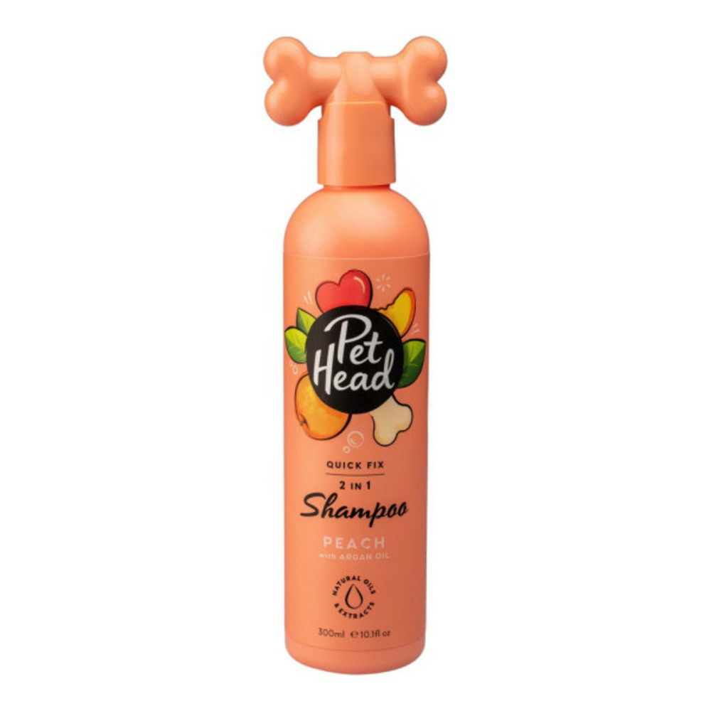 2-in-1 shampooing et après-shampooing quick fix pêche (300 ml)