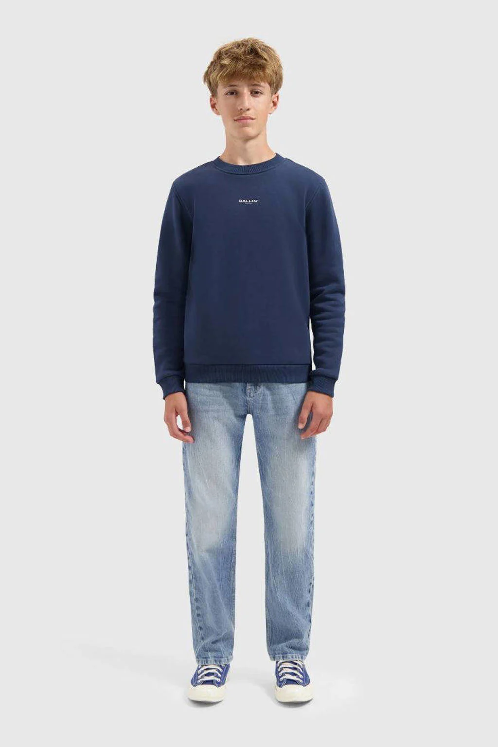 Ballin sweater donkerblauw