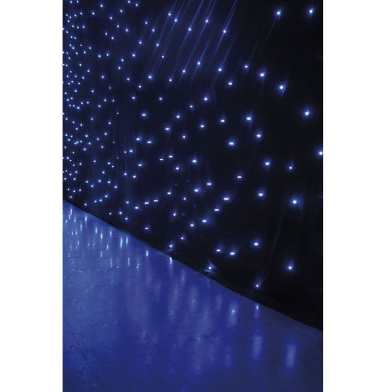 Showtec Star Dream 6x4m White LED-gordijn met controller, wit licht